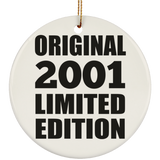 23rd Birthday Original 2001 Limited Edition - Circle Ornament