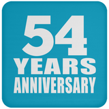 54th Anniversary 54 Years - Coaster