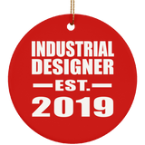 Industrial Designer Established EST. 2019 - Circle Ornament