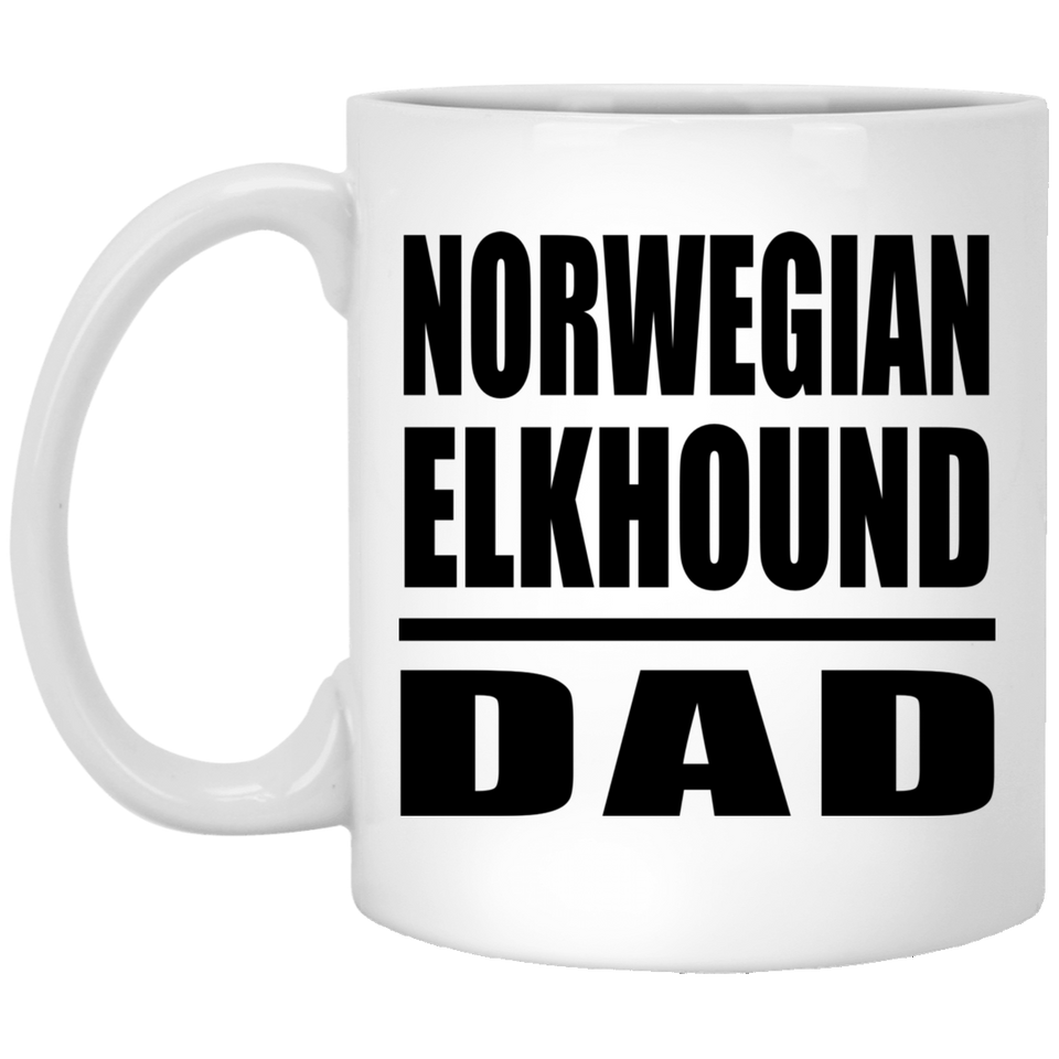 Norwegian Elkhound Dad - 11oz Coffee Mug