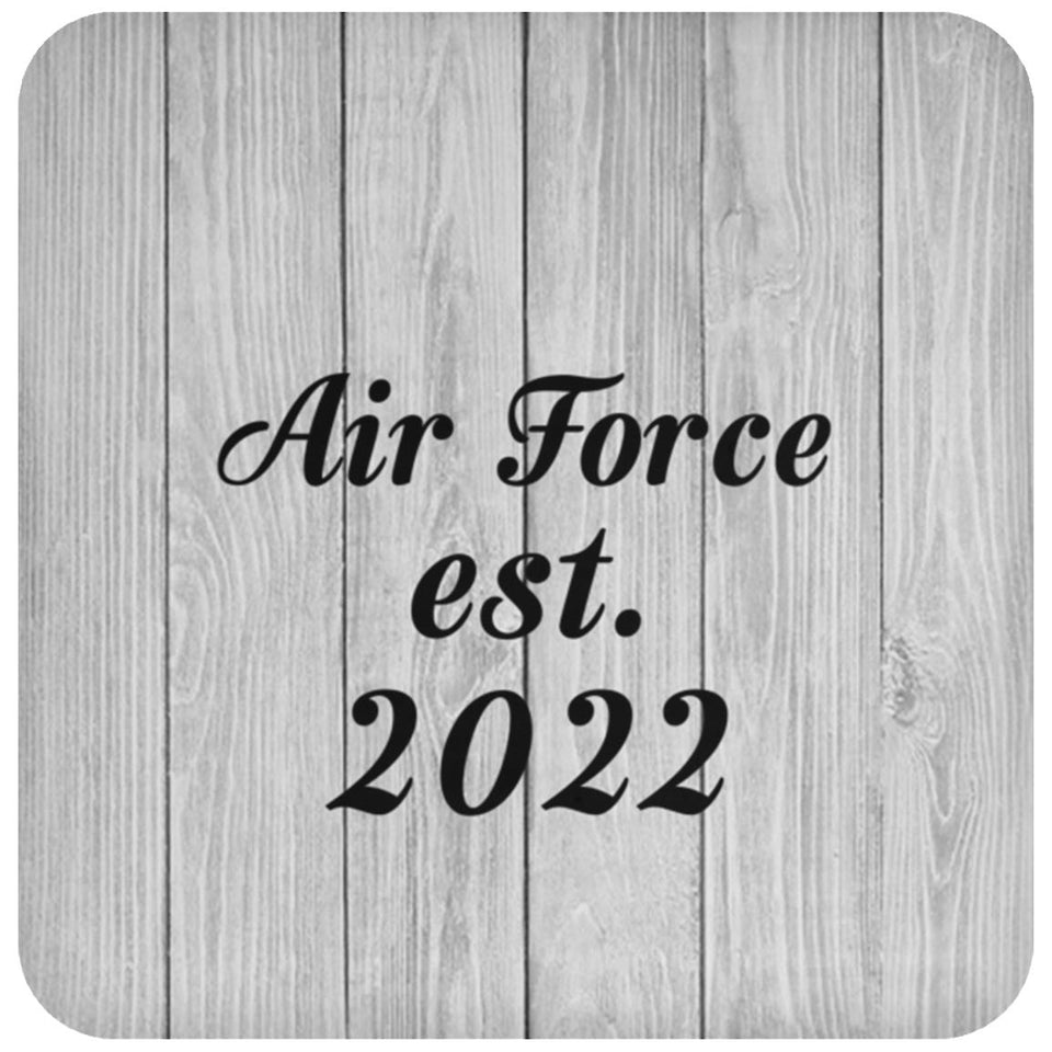 Air Force Established Est. 2022 - Drink Coaster F