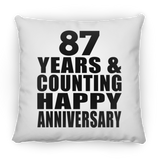 Happy 87th Anniversary 87 Years & Counting - Throw Pillow
