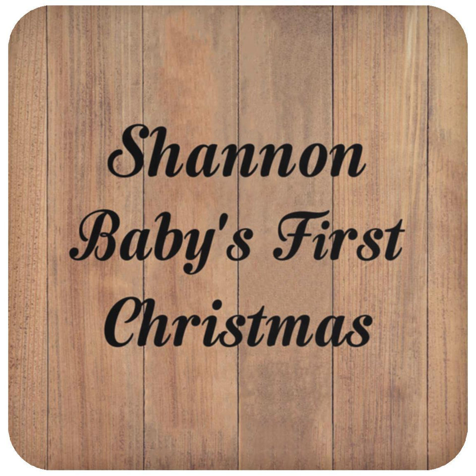 Shannon Baby's First Christmas - Drink Coaster C