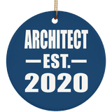 Architect Established EST. 2020 - Circle Ornament
