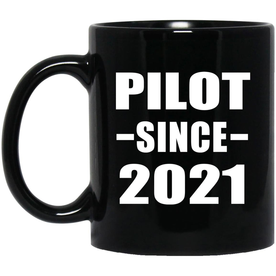 Pilot Since 2021 - 11oz Coffee Mug Black