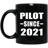 Pilot Since 2021 - 11oz Coffee Mug Black