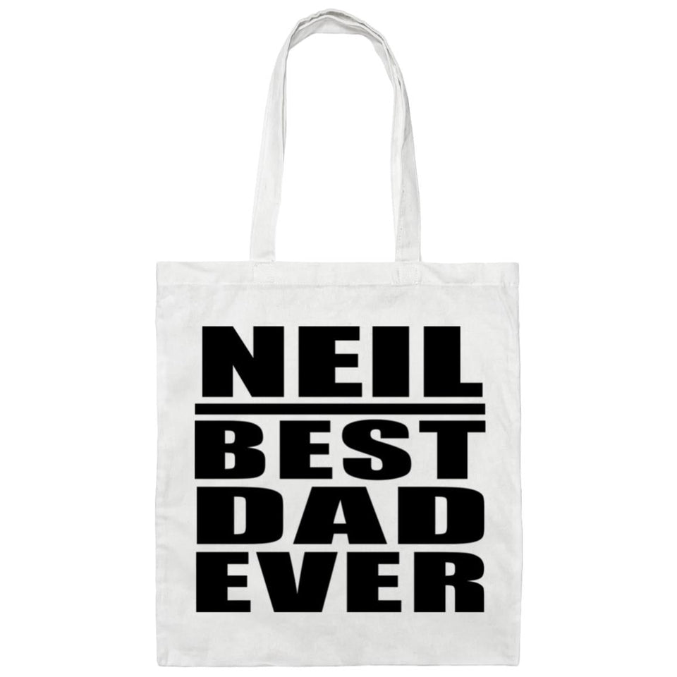 Neil Best Dad Ever - Tote Bag White