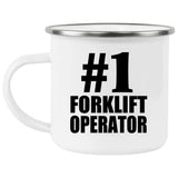Number One #1 Forklift Operator - 12oz Camping Mug