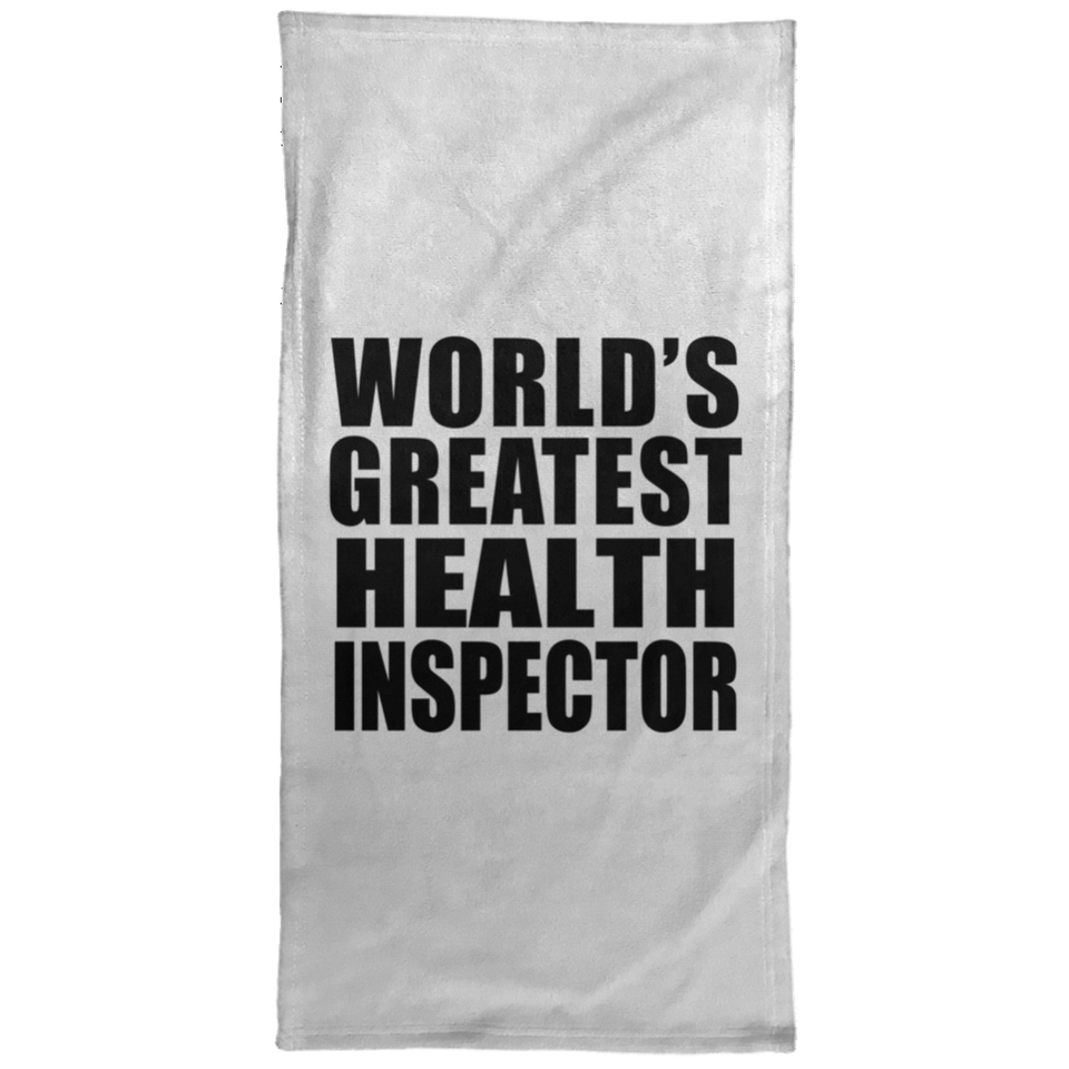 World's Greatest Health Inspector - Hand Towel