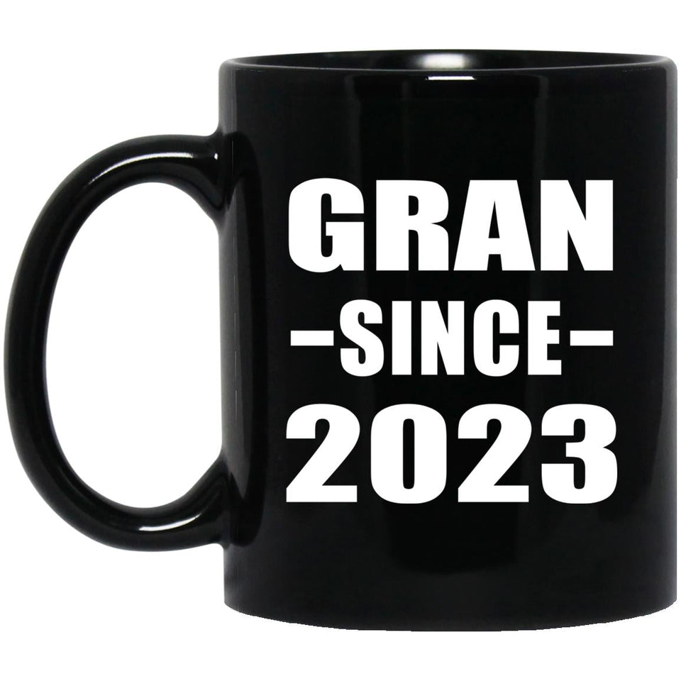 Gran Since 2023 - 11oz Coffee Mug Black