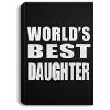World's Best Daughter - Canvas Portrait