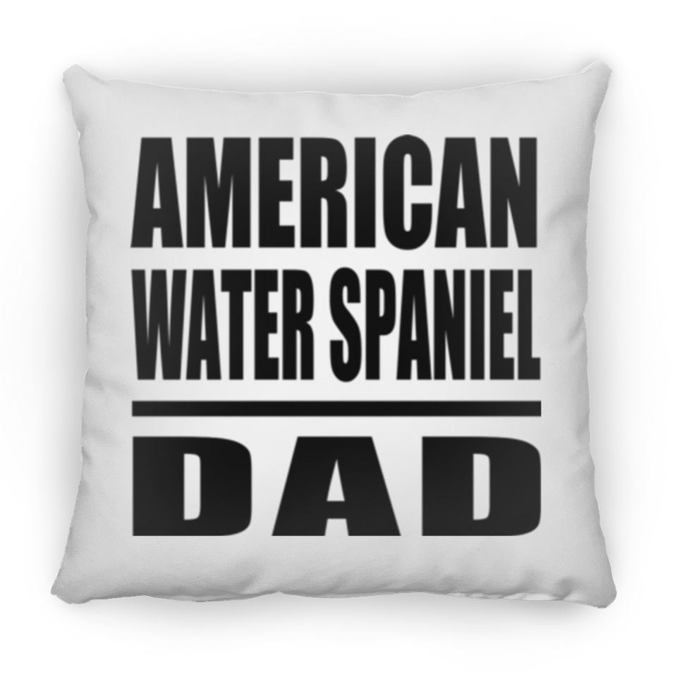 American Water Spaniel Dad - Throw Pillow