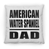American Water Spaniel Dad - Throw Pillow