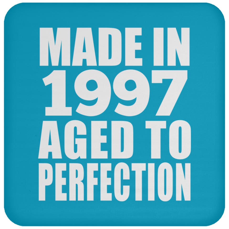 27th Birthday Made In 1997 Aged to Perfection - Drink Coaster