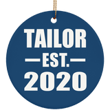 Tailor Established EST. 2020 - Circle Ornament