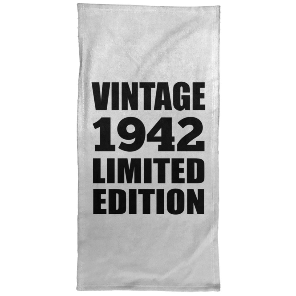 82nd Birthday Vintage 1942 Limited Edition - Hand Towel