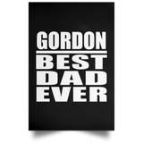 Gordon Best Dad Ever - Poster Portrait