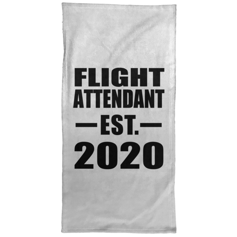 Flight Attendant Established EST. 2020 - Hand Towel