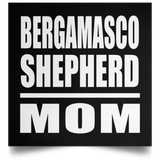 Bergamasco Shepherd Mom - Poster Square