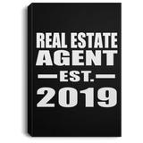 Real Estate Agent Established EST. 2019 - Canvas Portrait