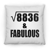 94th Birthday Square Root of 8836 & Fabulous - Throw Pillow