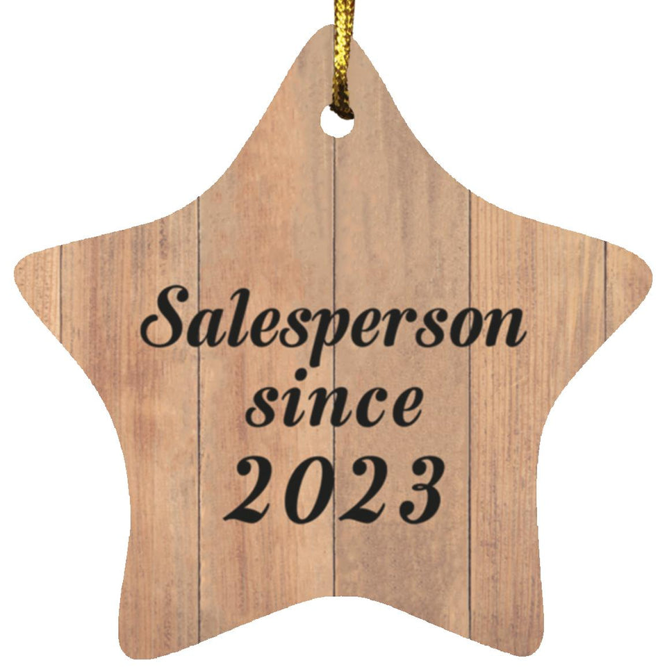 Salesperson Since 2023 - Star Ornament C