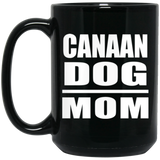 Canaan Dog Mom - 15oz Coffee Mug Black