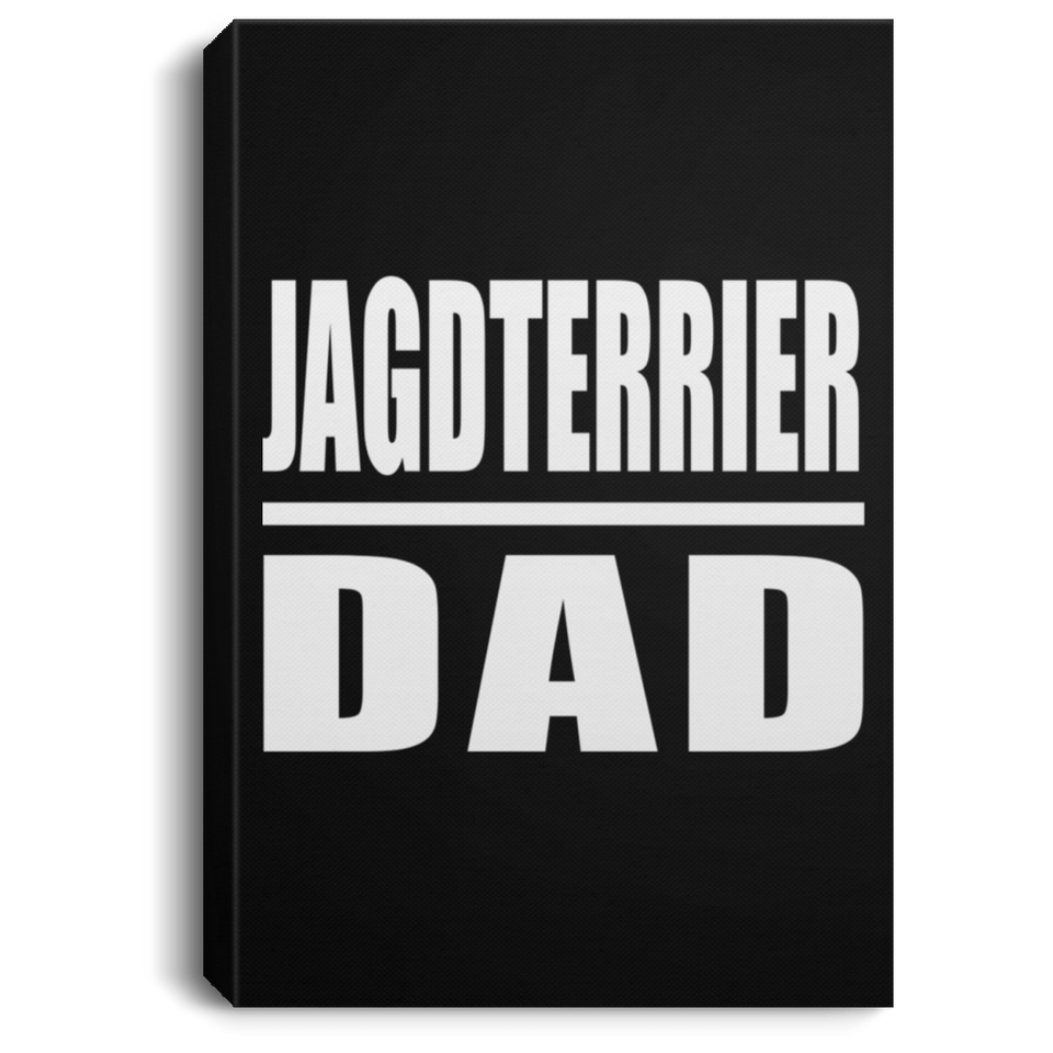 Jagdterrier Dad - Canvas Portrait
