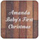 Amanda Baby's First Christmas - Drink Coaster E