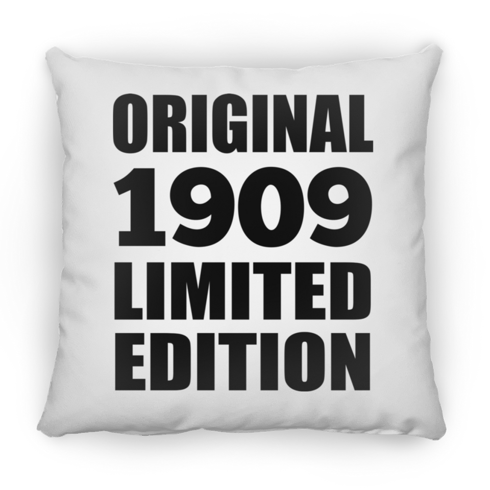 115th Birthday Original 1909 Limited Edition - Throw Pillow