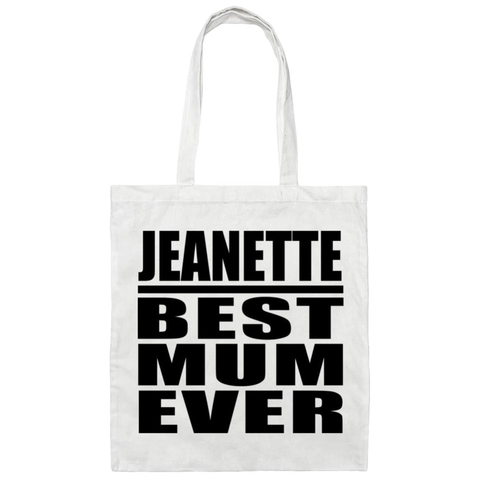 Jeanette Best Mum Ever - Tote Bag White