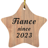 Fiance Since 2023 - Star Ornament C