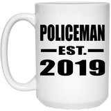 Policeman Established EST. 2019 - 15oz Coffee Mug