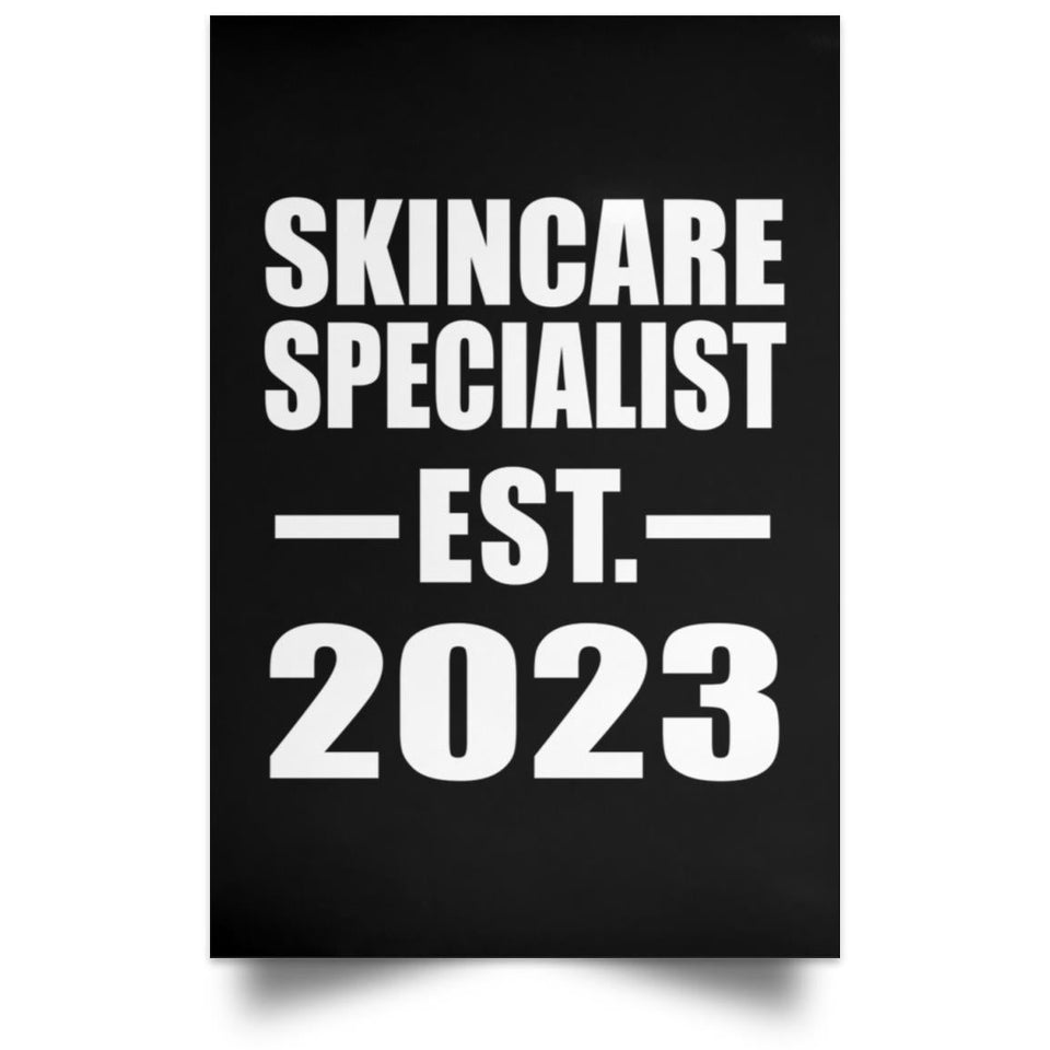 Skincare Specialist Established EST. 2023 - Poster Portrait