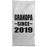 Grandpa Since 2019 - Hand Towel