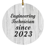Engineering Technician Since 2023 - Circle Ornament F