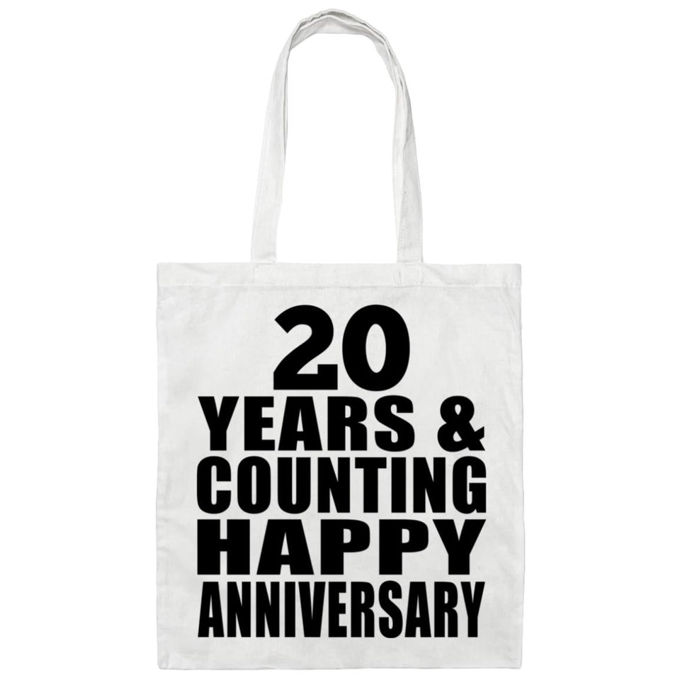 Happy 20th Anniversary 20 Years & Counting - Tote Bag White