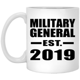 Military General Established EST. 2019 - 11oz Coffee Mug