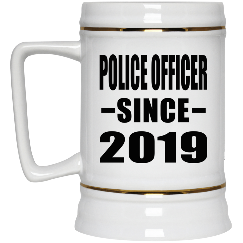 Police Officer Since 2019 - Beer Stein