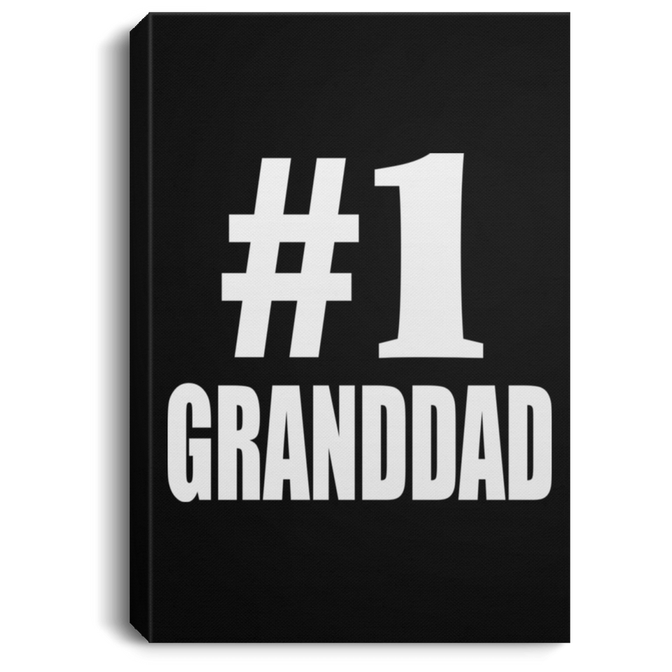 Number One #1 Granddad - Canvas Portrait
