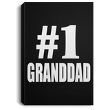 Number One #1 Granddad - Canvas Portrait