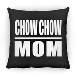 Chow Chow Mom - Throw Pillow Black