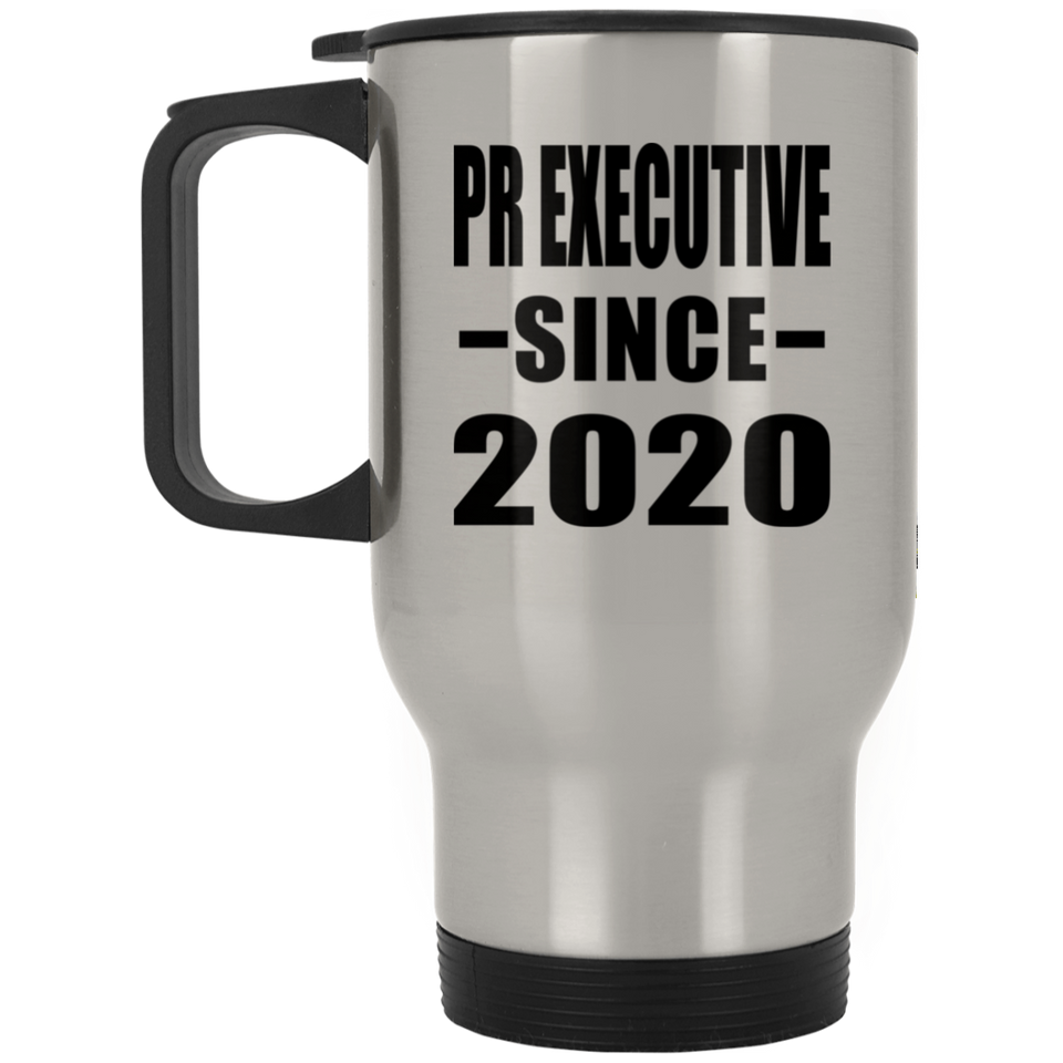 Pr Executive Since 2020 - Silver Travel Mug