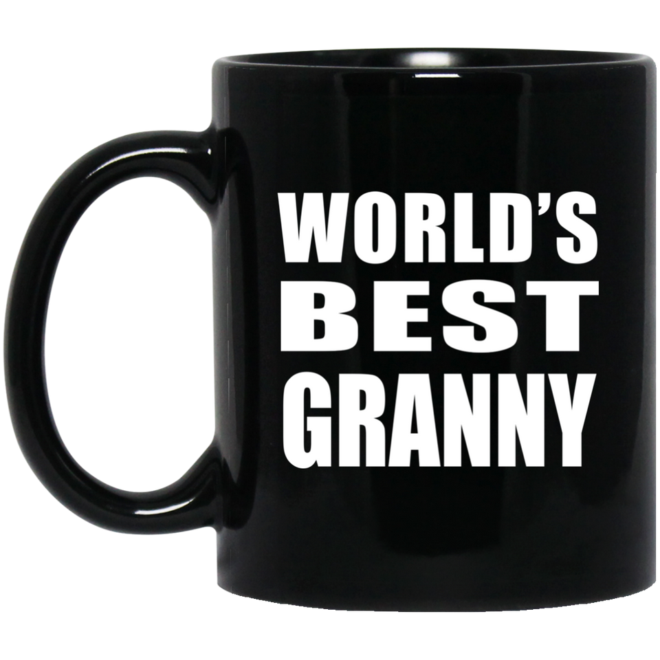 World's Best Granny - 11 Oz Coffee Mug Black