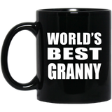 World's Best Granny - 11 Oz Coffee Mug Black
