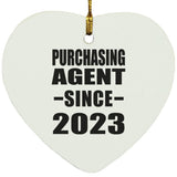 Purchasing Agent Since 2023 - Heart Ornament