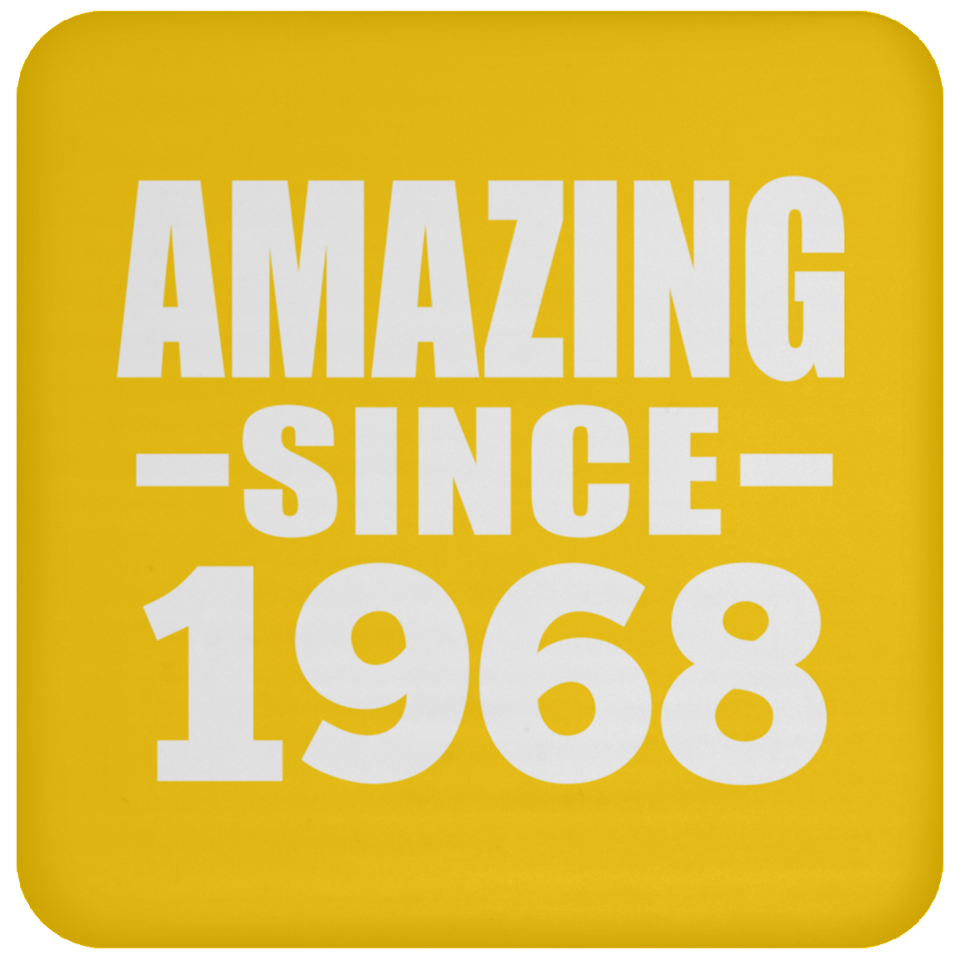 56th Birthday Amazing Since 1968 - Drink Coaster