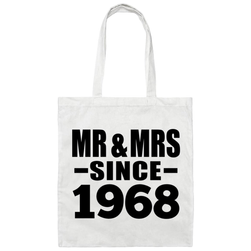 56th Anniversary Mr & Mrs Since 1968 - Tote Bag White