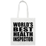 World's Best Health Inspector - Tote Bag White