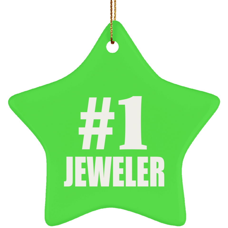 Number One #1 Jeweler - Star Ornament